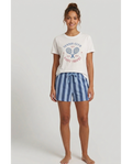 Pijama Manga Corta Mujer Tennis
