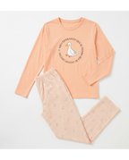 Pijama Algodón Fino Largo Mujer (imagen 2)