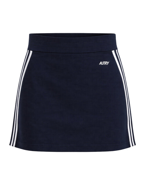 Autry Falda de Punto de Viscosa Mujer Azul