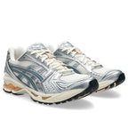 Asics Gel-Kayano 14 Abedul Plata Teal Oro - vista lateral