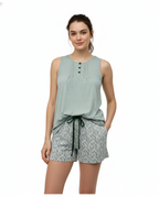 Pijama de Mujer Tirantes Flores Little Unicorn (imagen 2)