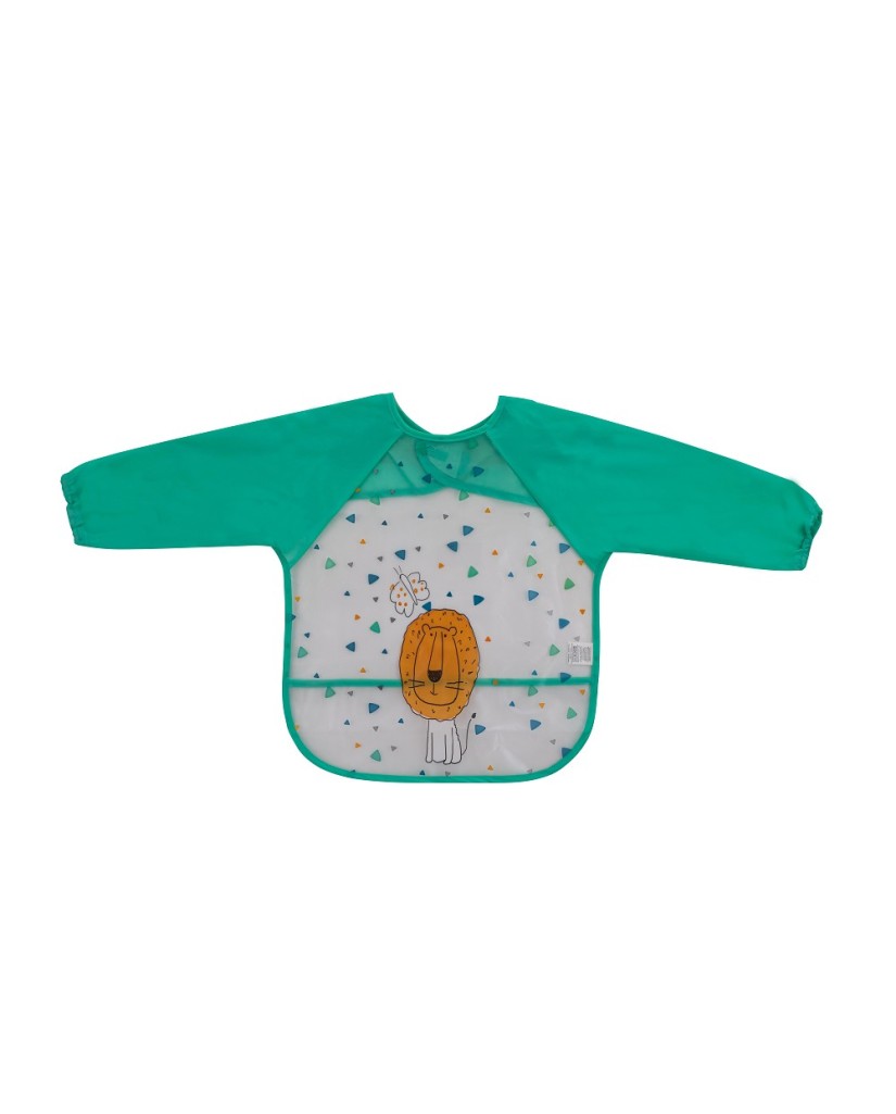 Babero Impermeable Bebé con Mangas León