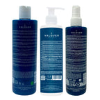 Pack Total Repair para Cabellos Dañados - Champú, Mascarilla y Acondicionador Bifásico - 975 ml Valquer®