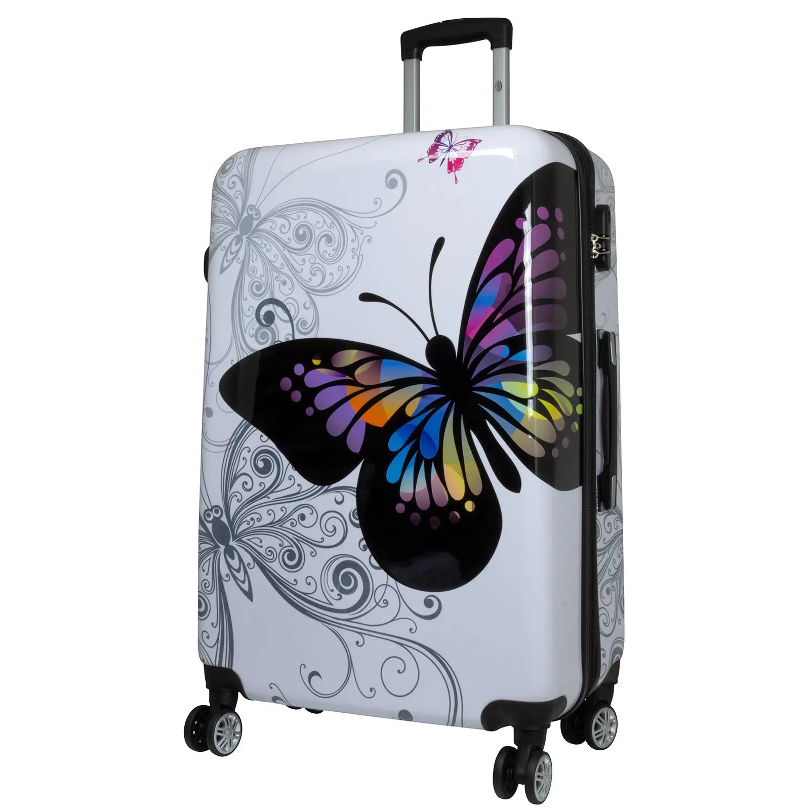 Maletas Rígidas Mariposa Tribal 3 Piezas 360° LOOFTYS