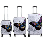 Maletas Rígidas Mariposa Tribal 3 Piezas 360° LOOFTYS