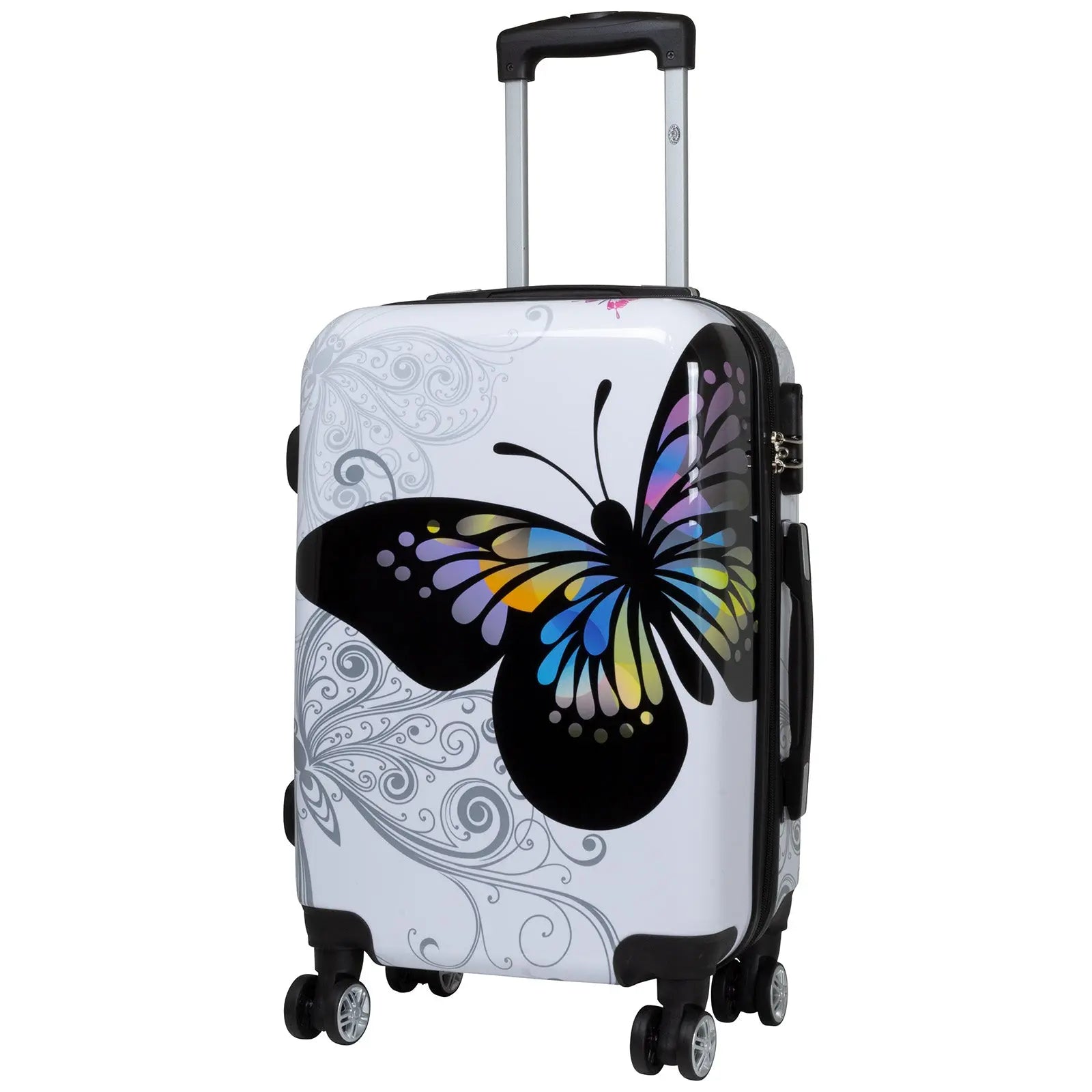 Maletas Rígidas Mariposa Tribal 3 Piezas 360° LOOFTYS