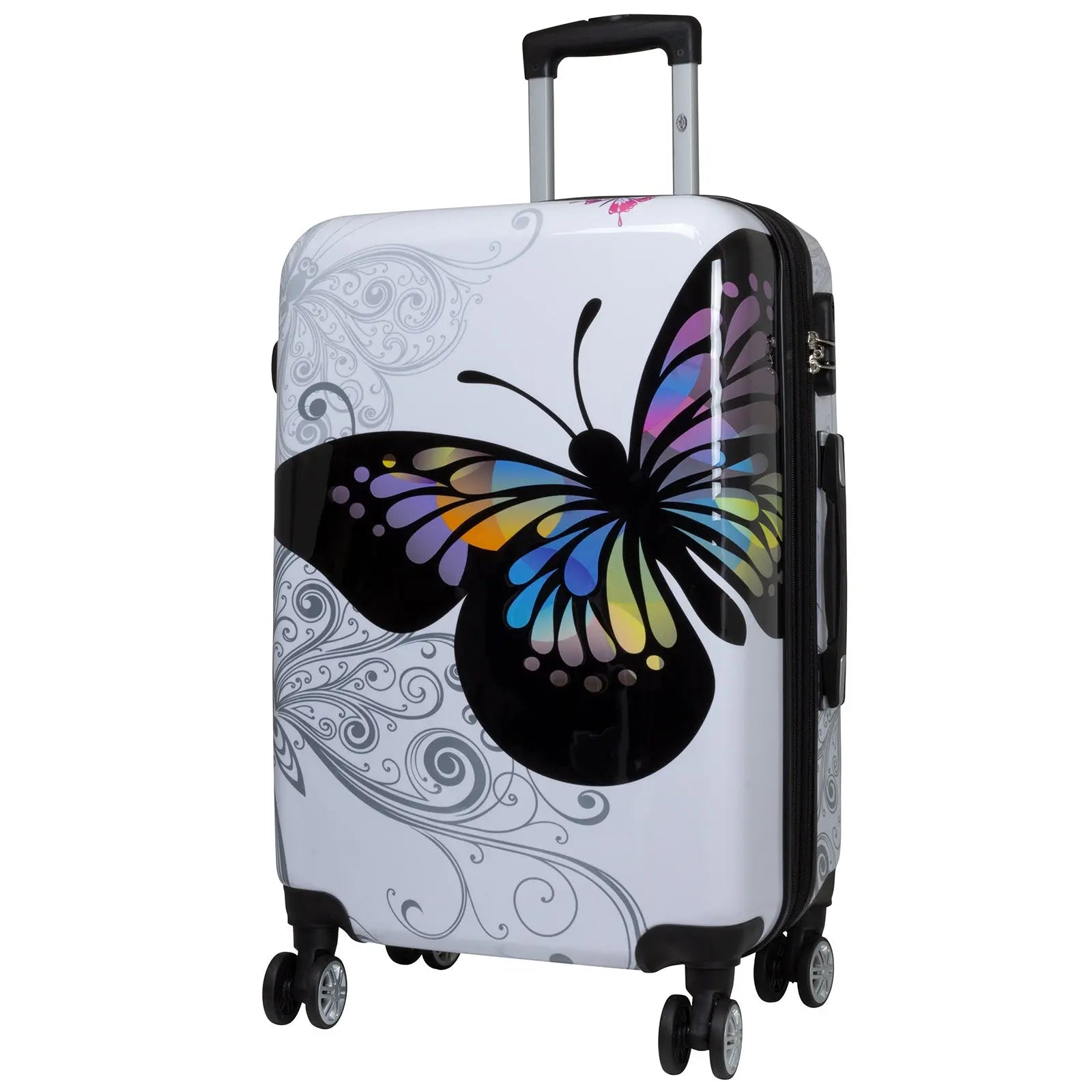 Maletas Rígidas Mariposa Tribal 3 Piezas 360° LOOFTYS