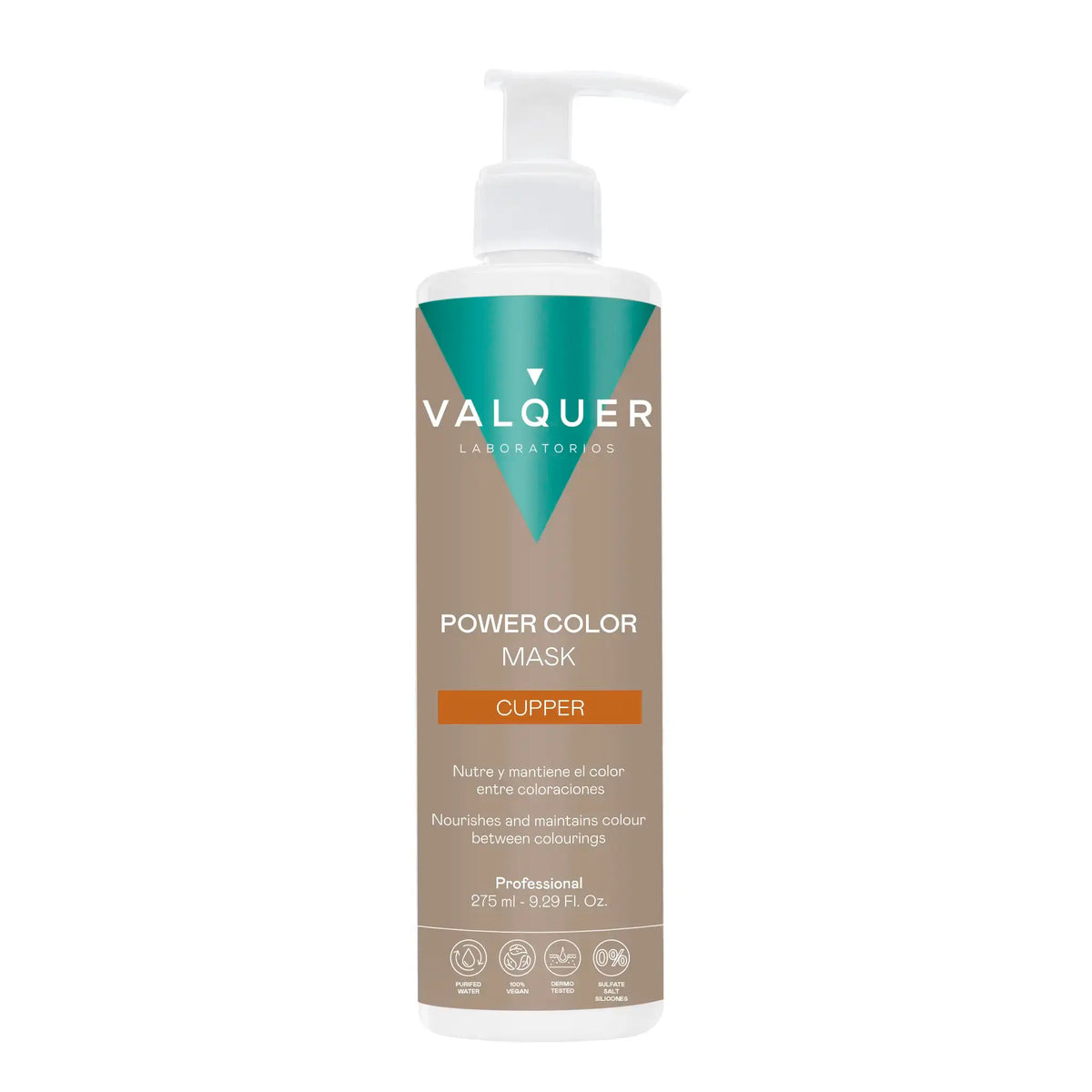 Pack Power Color Cobre - Champú y Mascarilla - 675 ml Valquer®