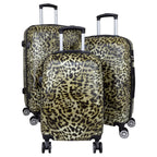 Juego de 3 Maletas Rígidas Leopardo 360° ABS & Policarbonato LOOFTYS