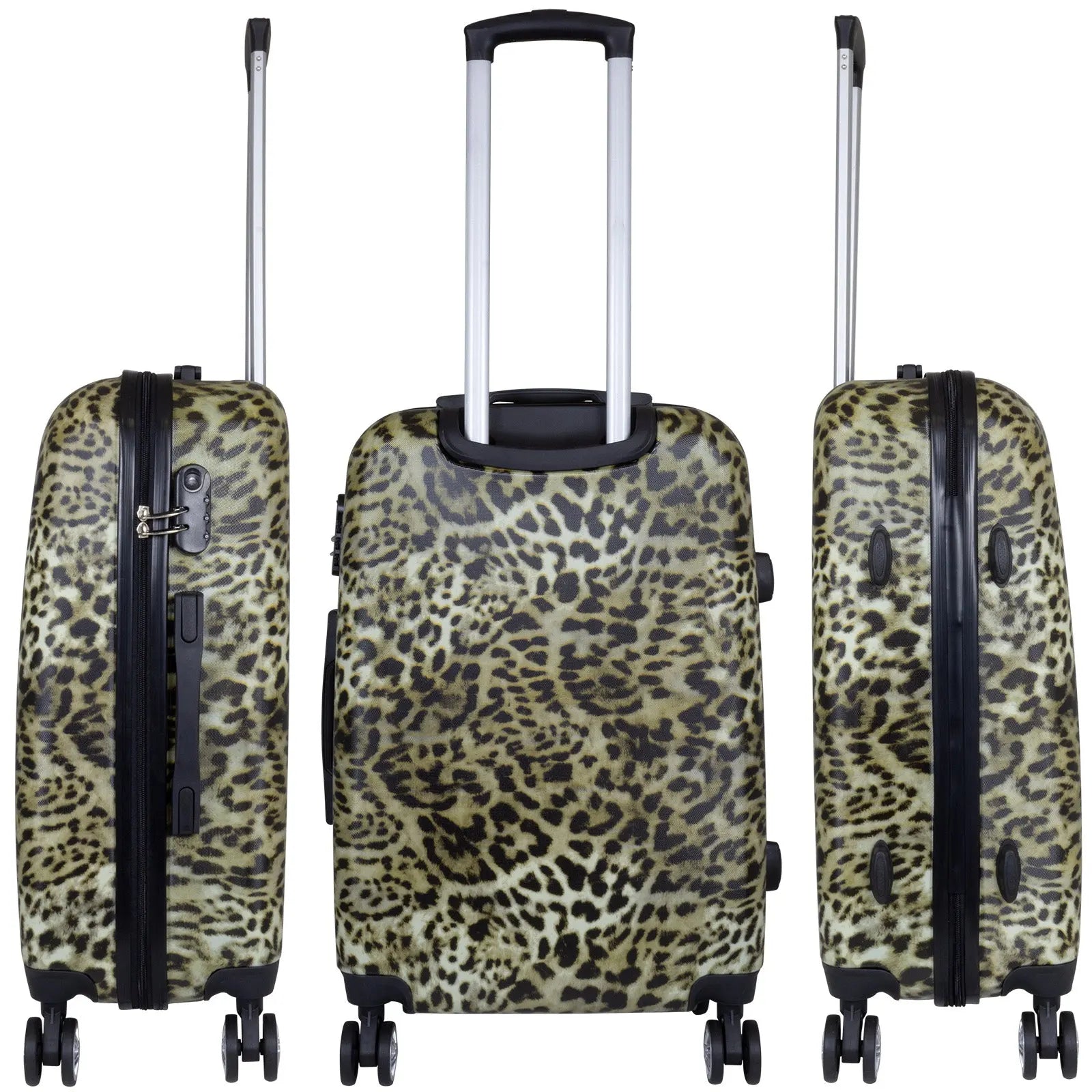 Juego de 3 Maletas Rígidas Leopardo 360° ABS & Policarbonato LOOFTYS