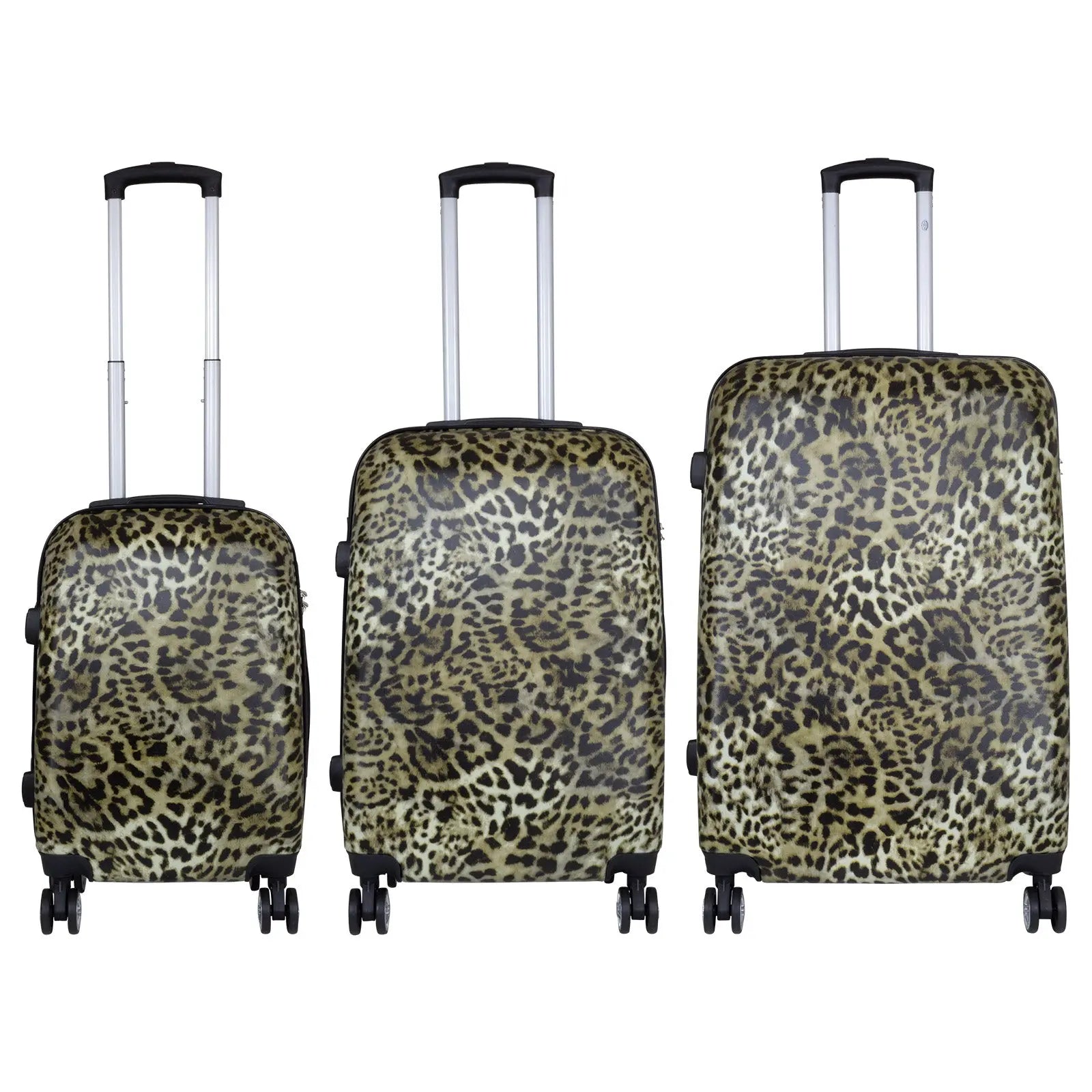 Juego de 3 Maletas Rígidas Leopardo 360° ABS & Policarbonato LOOFTYS