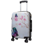 Juego de 3 Maletas Rígidas Butterfly Beige 360° ABS & Policarbonato LOOFTYS