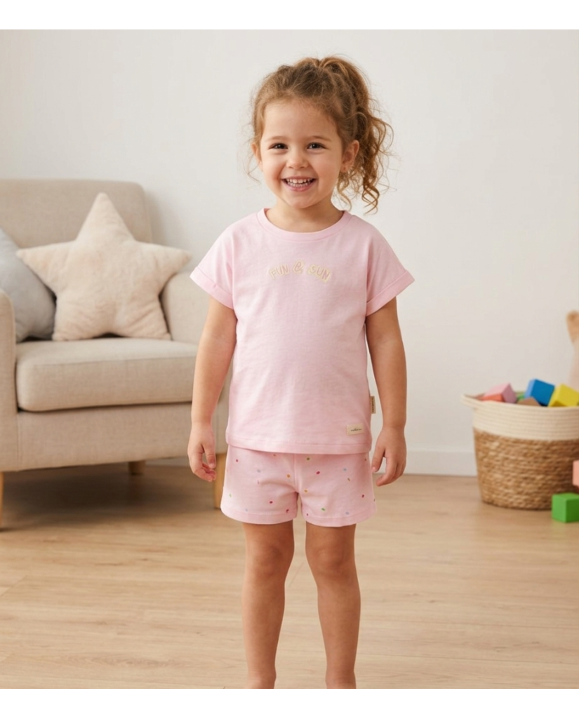 Pijama Manga Corta Niña Fun Sun (imagen 3)