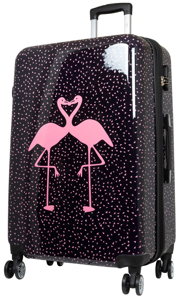 Juego de 3 Maletas Rígidas Flamingo Pink 360° ABS & Policarbonato LOOFTYS