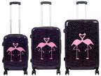 Juego de 3 Maletas Rígidas Flamingo Pink 360° ABS & Policarbonato LOOFTYS