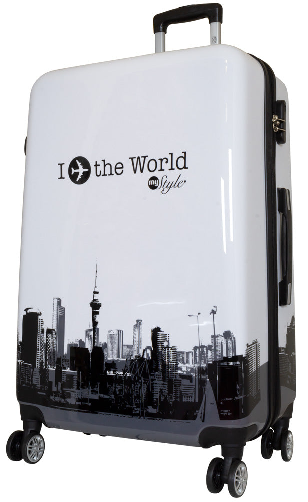 Juego de 3 Maletas Rígidas Travel World Skyline 360° ABS & Policarbonato LOOFTYS