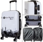 Juego de 3 Maletas Rígidas Travel World Skyline 360° ABS & Policarbonato LOOFTYS