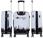 Juego de 3 Maletas Rígidas Travel World Skyline 360° ABS & Policarbonato LOOFTYS
