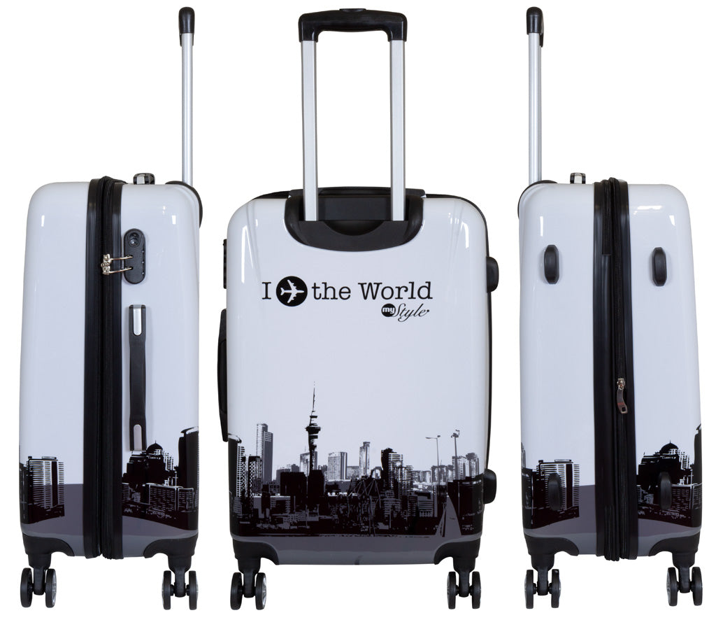 Juego de 3 Maletas Rígidas Travel World Skyline 360° ABS & Policarbonato LOOFTYS