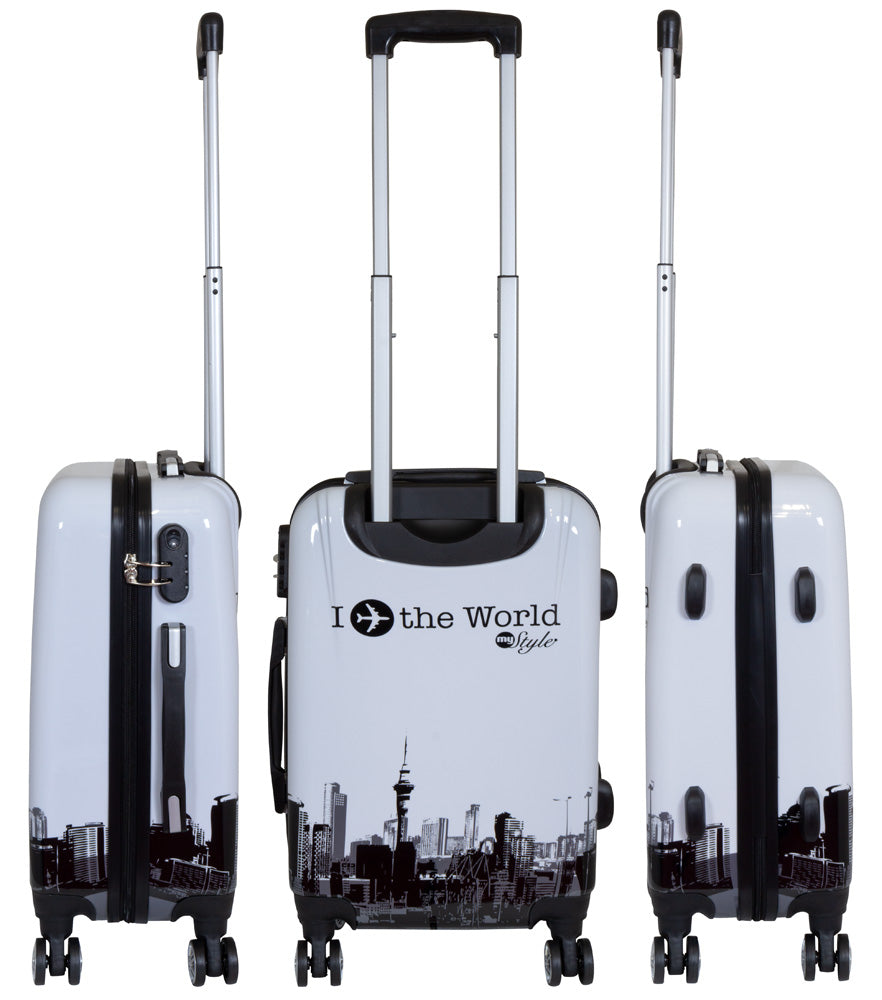 Juego de 3 Maletas Rígidas Travel World Skyline 360° ABS & Policarbonato LOOFTYS
