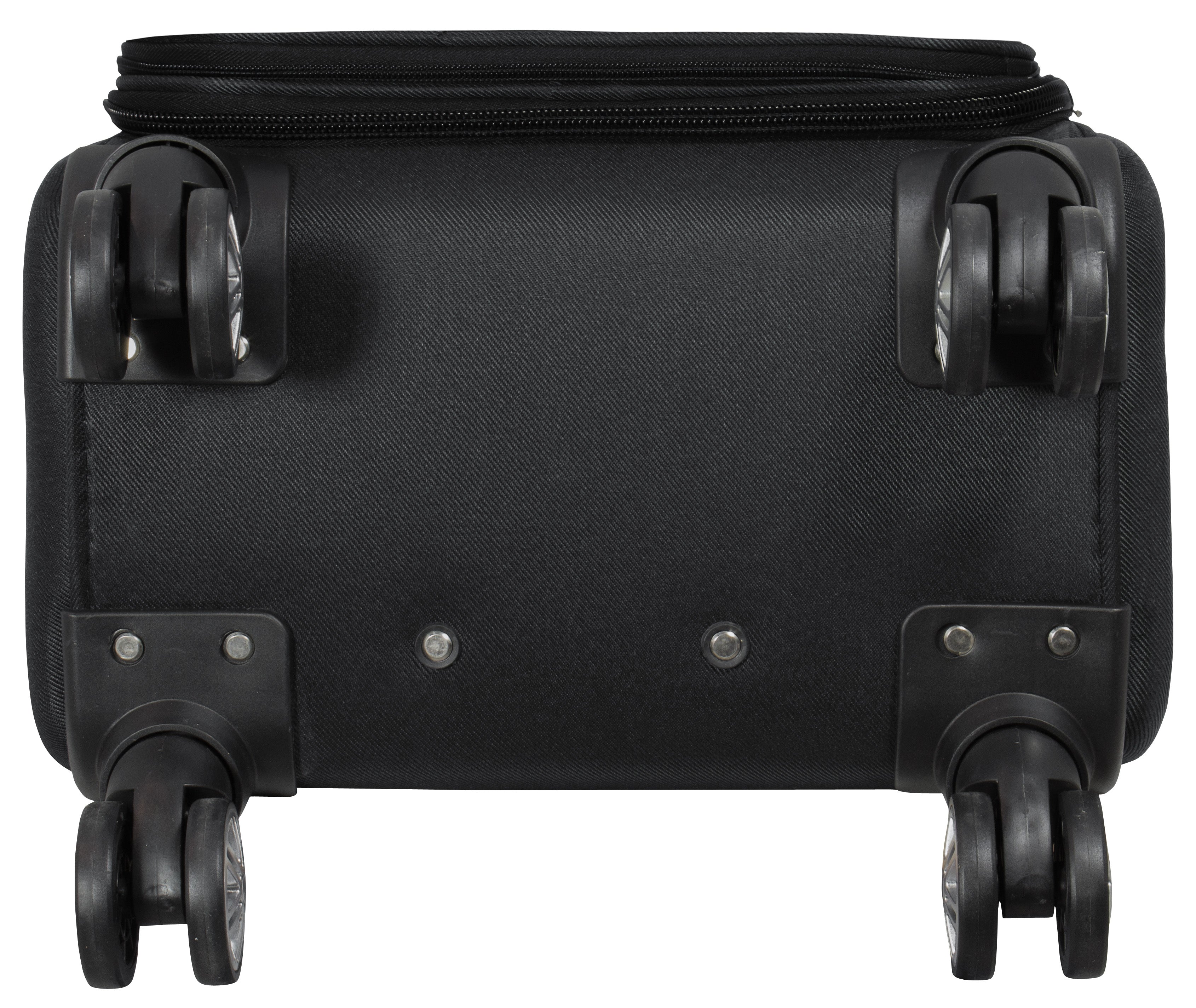 Juego de 3 Maletas Nylon Maribor Negro Ligero y Resistente LOOFTYS
