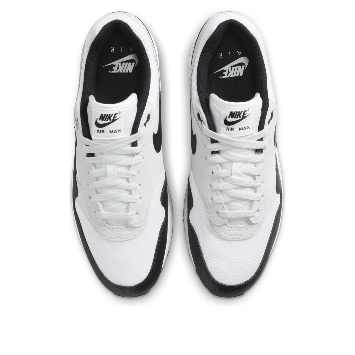 Nike Air Max 1 Essential Blanco Platino Puro Negro - lateral
