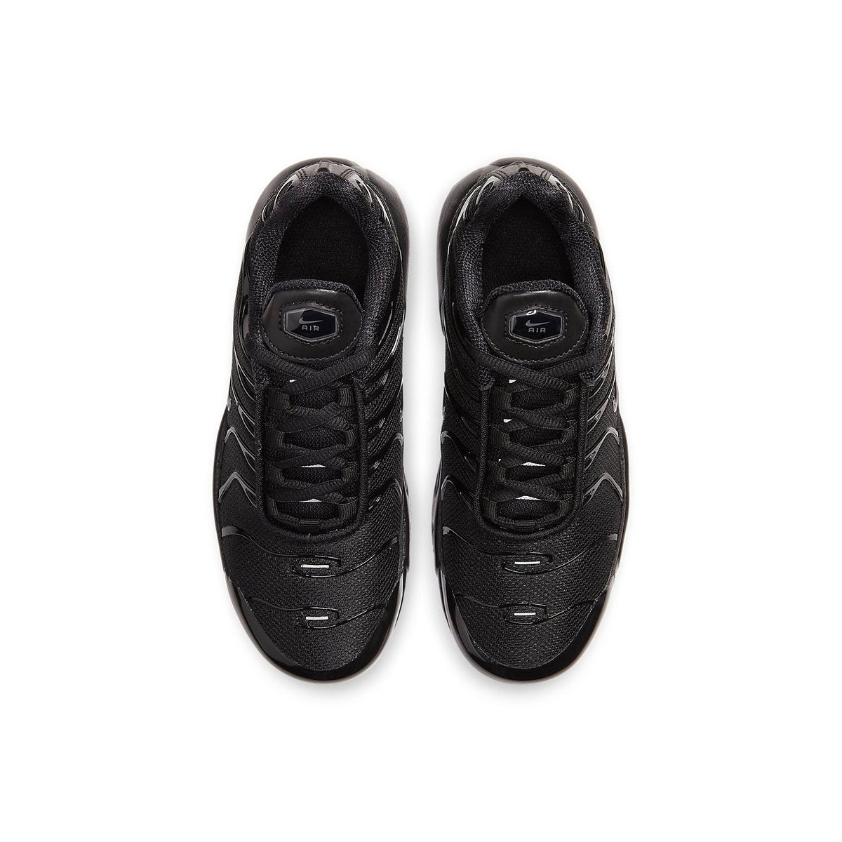 Nike Air Max Plus TN Triple Black niño detalle