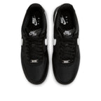 Nike Air Force 1 Low Ripstop Negro Blanco - lateral