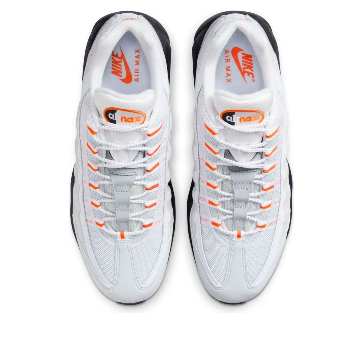 Nike Air Max 95 Gris Lobo Naranja Platino Puro - detalle