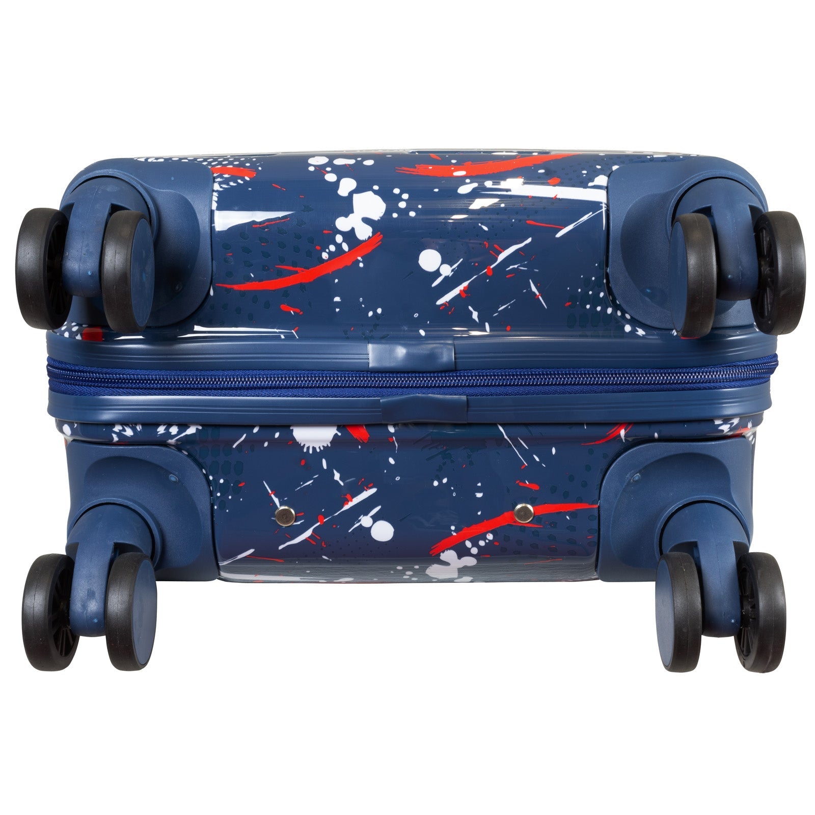 Juego de 3 Maletas Rígidas Pescara Graffiti Azul Oscuro LOOFTYS