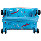 Juego de 3 Maletas Rígidas Pescara Graffiti Azul Claro LOOFTYS