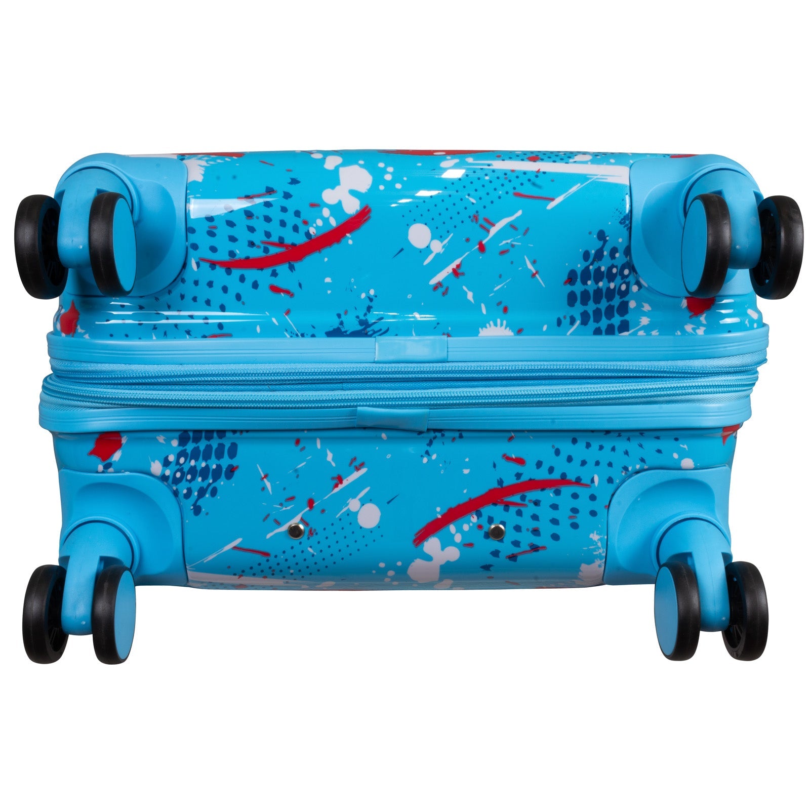 Juego de 3 Maletas Rígidas Pescara Graffiti Azul Claro LOOFTYS