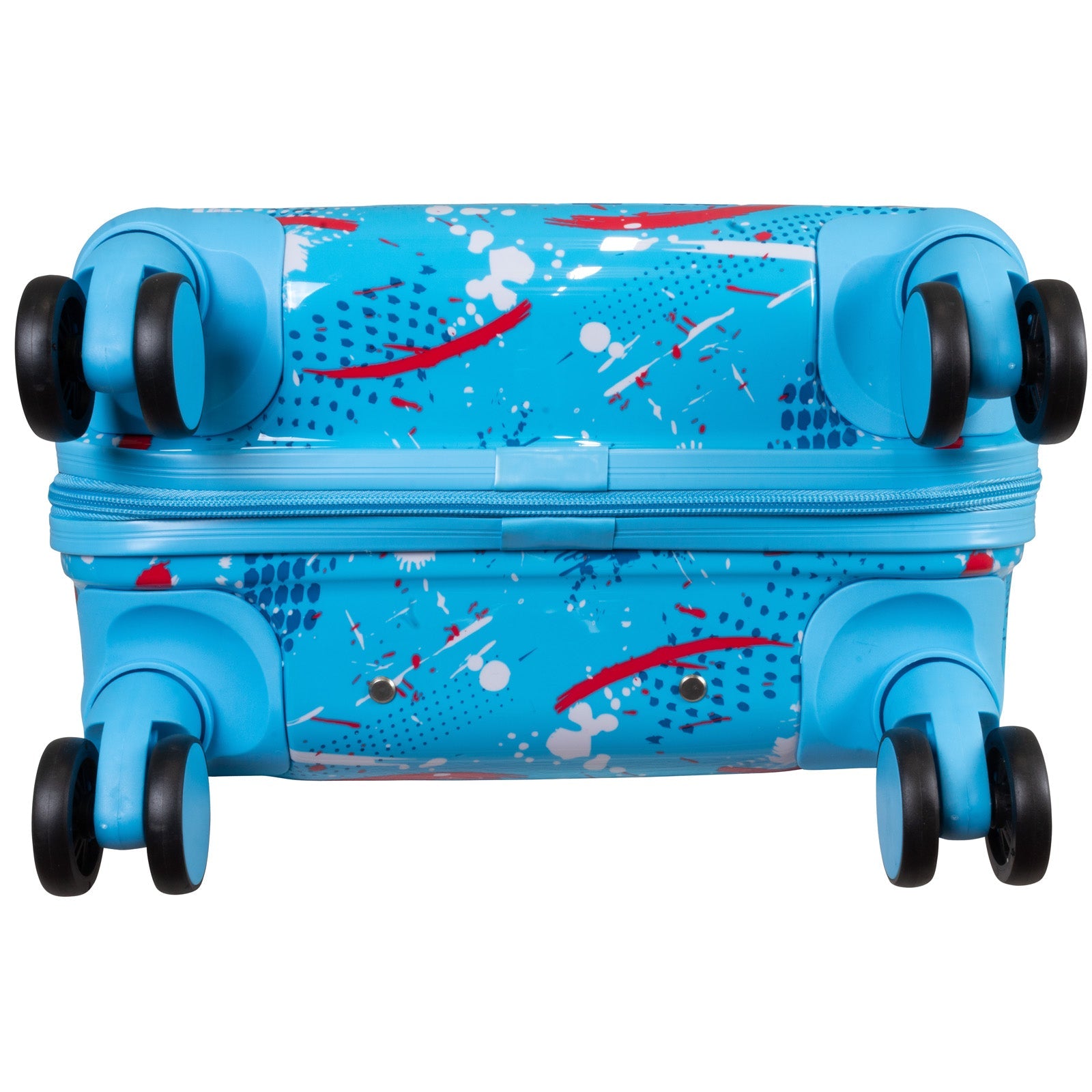 Juego de 3 Maletas Rígidas Pescara Graffiti Azul Claro LOOFTYS