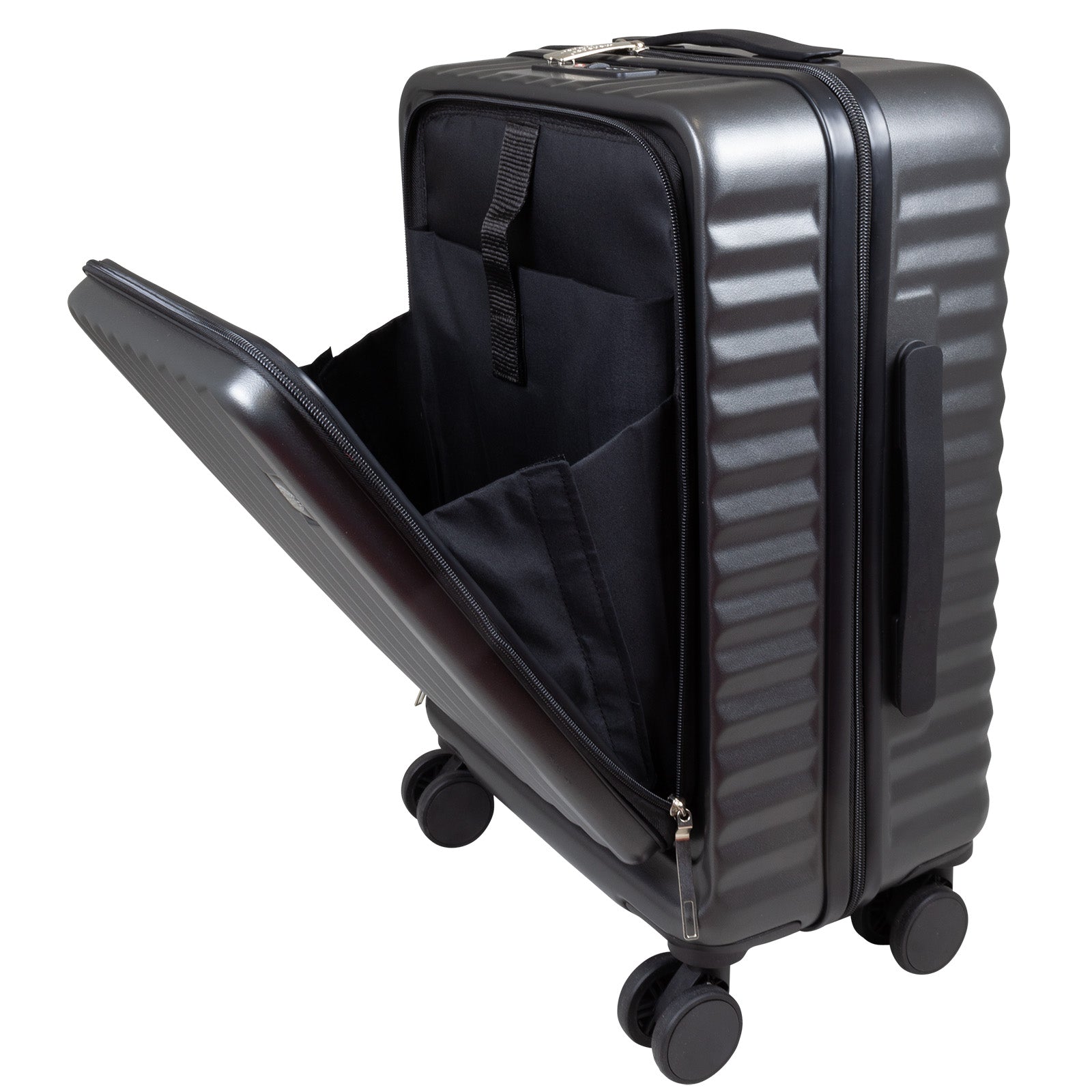 Trolley Cabina Business 55 cm Portátil Antracita LOOFTYS