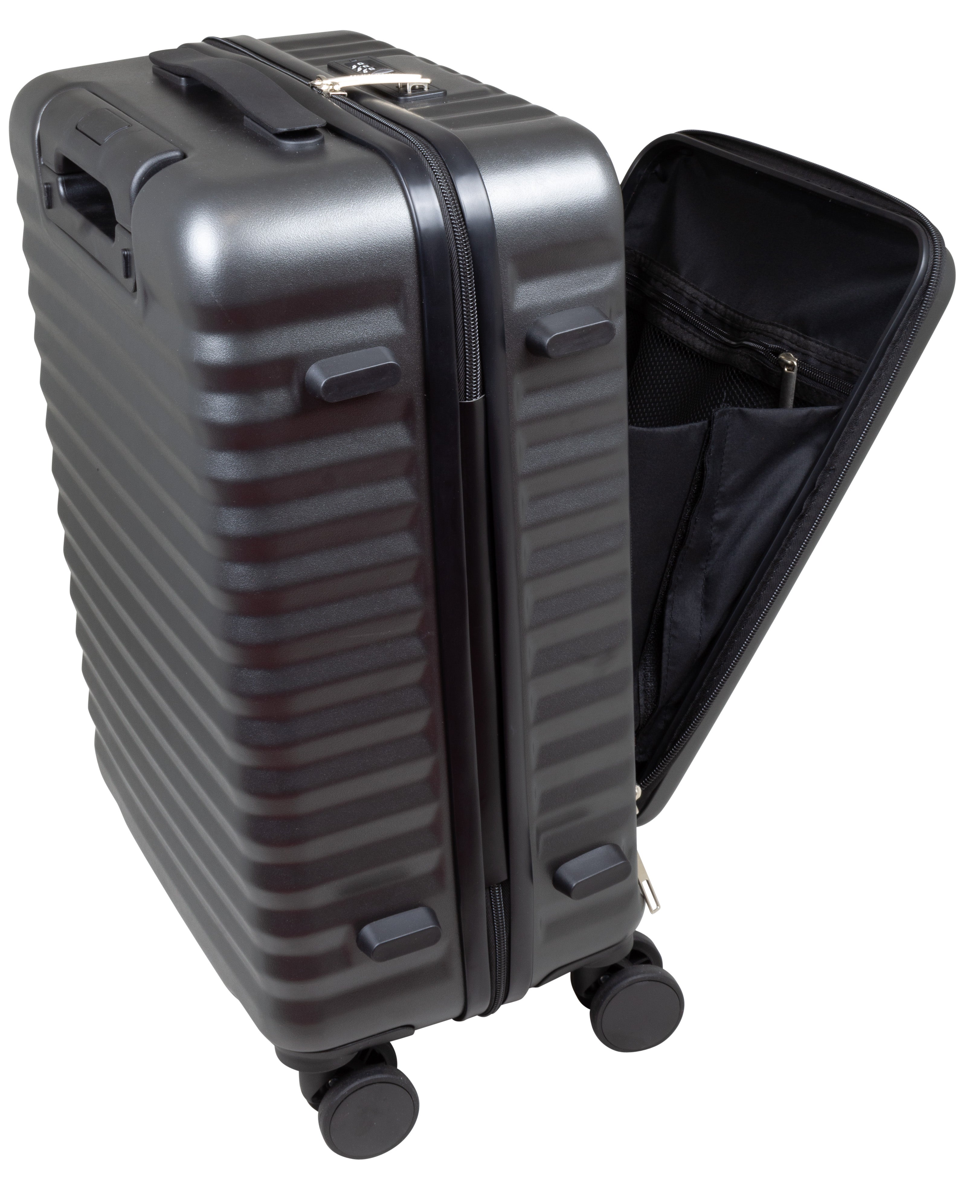 Trolley Cabina Business 55 cm Portátil Antracita LOOFTYS