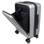 Trolley Cabina Business 55 cm Portátil Plata LOOFTYS