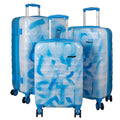 Juego de 3 Maletas Rígidas Verona Graffiti Azul y Blanco LOOFTYS