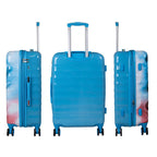 Juego de 3 Maletas Rígidas Verona Graffiti Azul y Rosa LOOFTYS