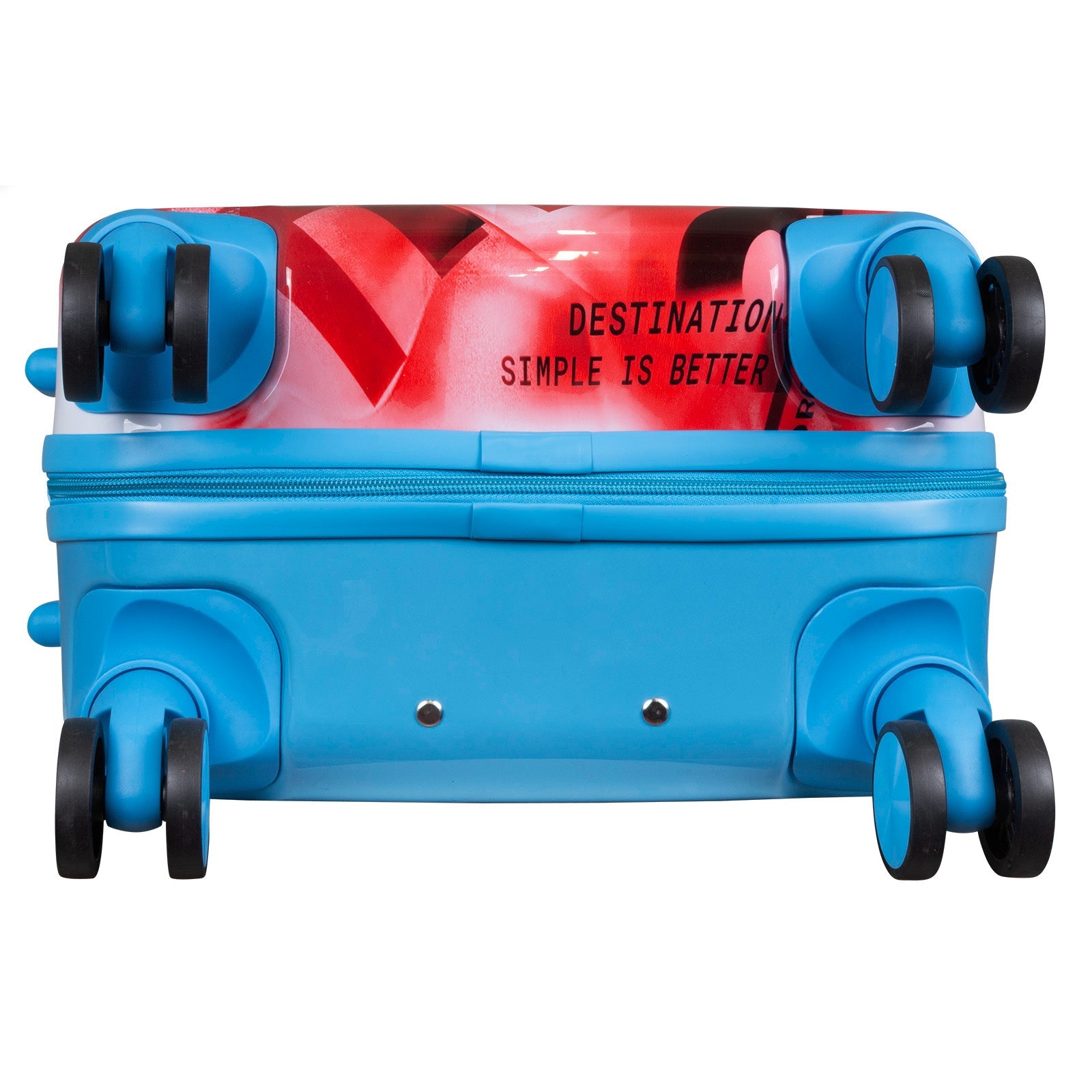 Juego de 3 Maletas Rígidas Verona Graffiti Azul y Rosa LOOFTYS