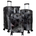 Juego de 3 Maletas Rígidas Ravenna Negro 360° ABS & Policarbonato LOOFTYS
