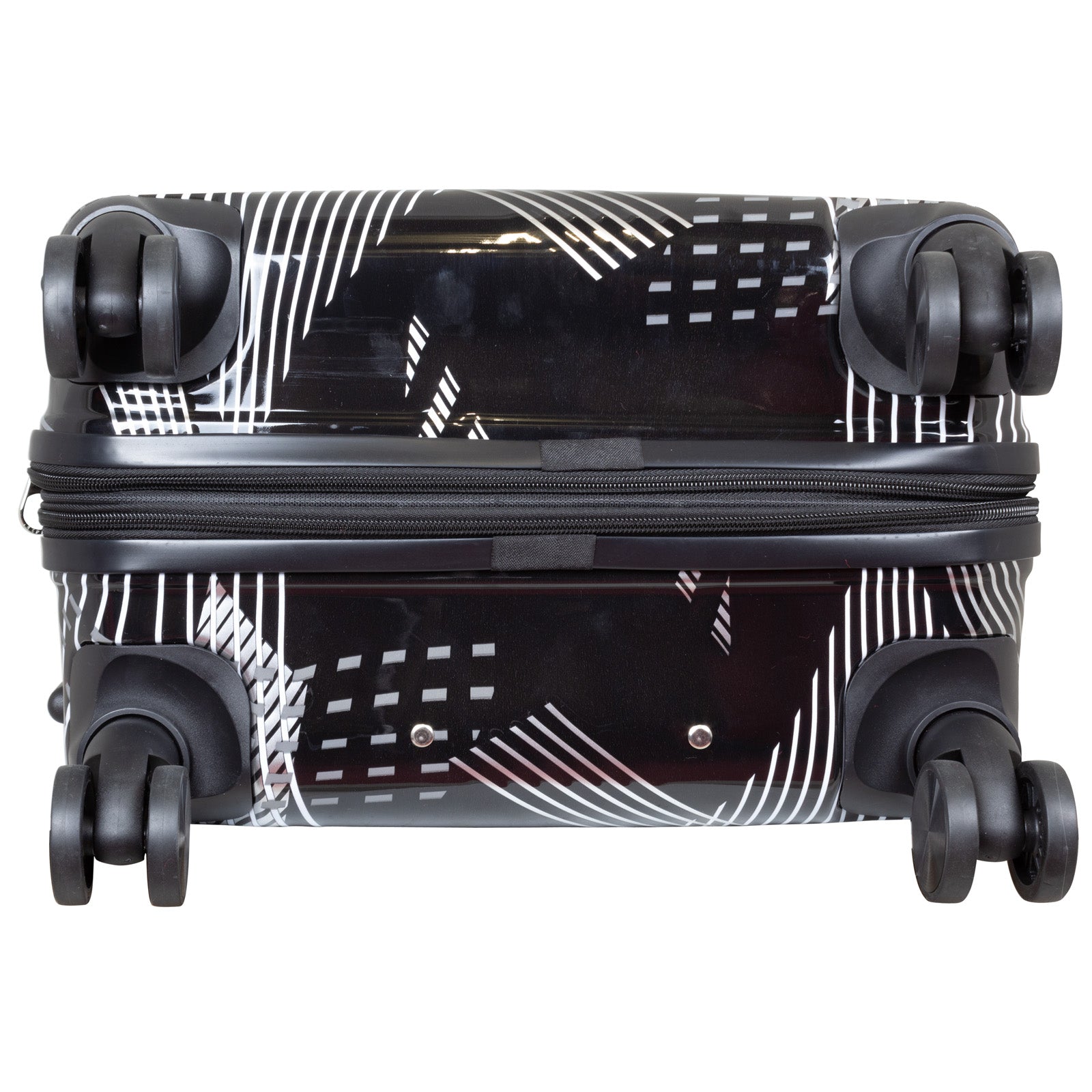 Juego de 3 Maletas Rígidas Ravenna Negro 360° ABS & Policarbonato LOOFTYS
