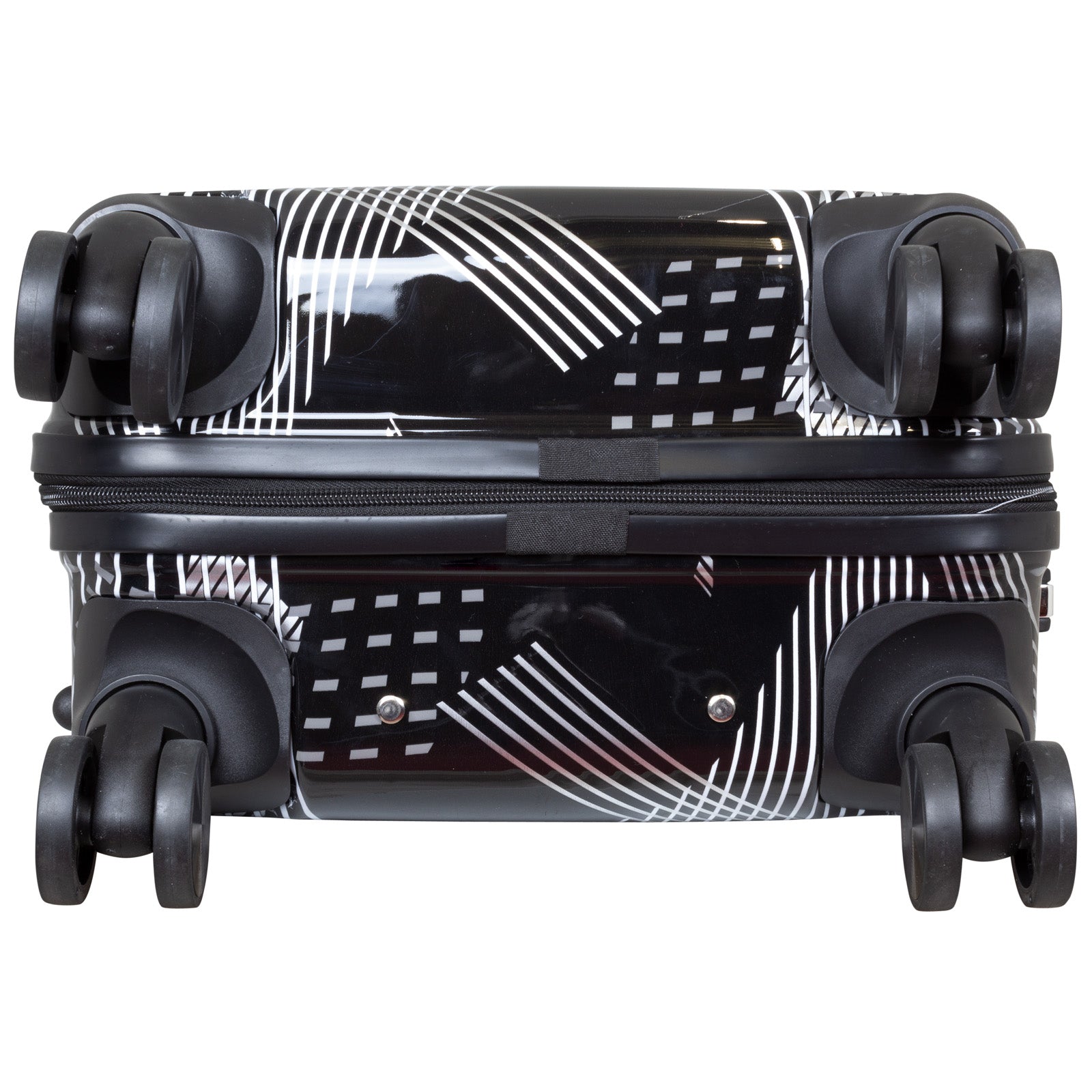 Juego de 3 Maletas Rígidas Ravenna Negro 360° ABS & Policarbonato LOOFTYS