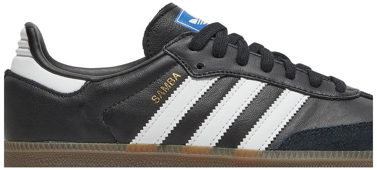 Adidas Samba OG Negra y Blanca - vista lateral