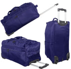 Bolsa Trolley Brooklyn Azul con Ruedas Ligera y Resistente LOOFTYS