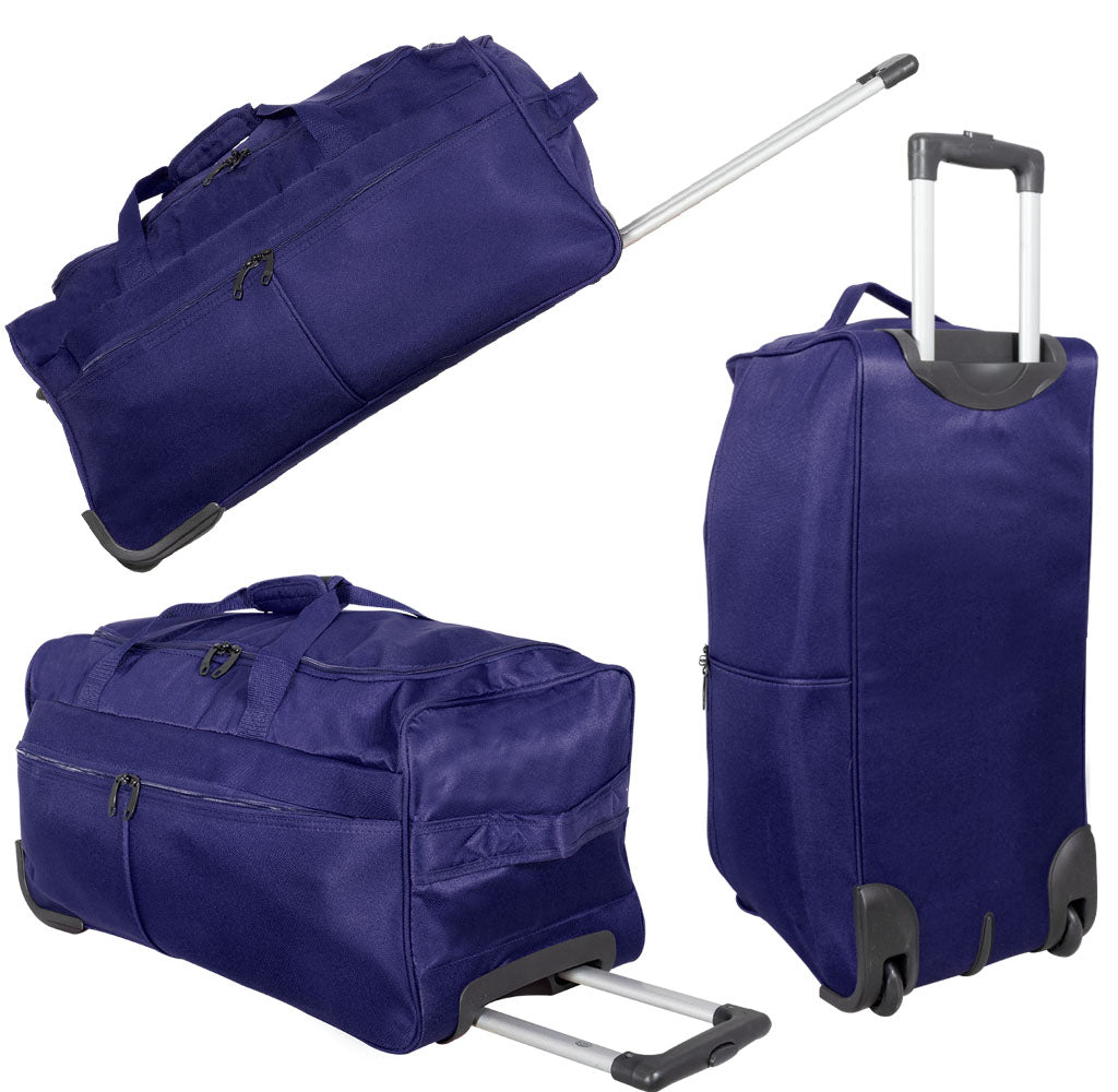 Bolsa Trolley Brooklyn Azul con Ruedas Ligera y Resistente LOOFTYS