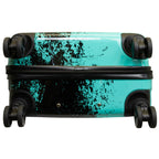 Juego de 3 Maletas Rígidas Sierra Graffiti Negro y Turquesa LOOFTYS