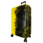 Juego de 3 Maletas Rígidas Sierra Graffiti Amarillo y Negro LOOFTYS