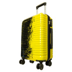 Juego de 3 Maletas Rígidas Sierra Graffiti Amarillo y Negro LOOFTYS
