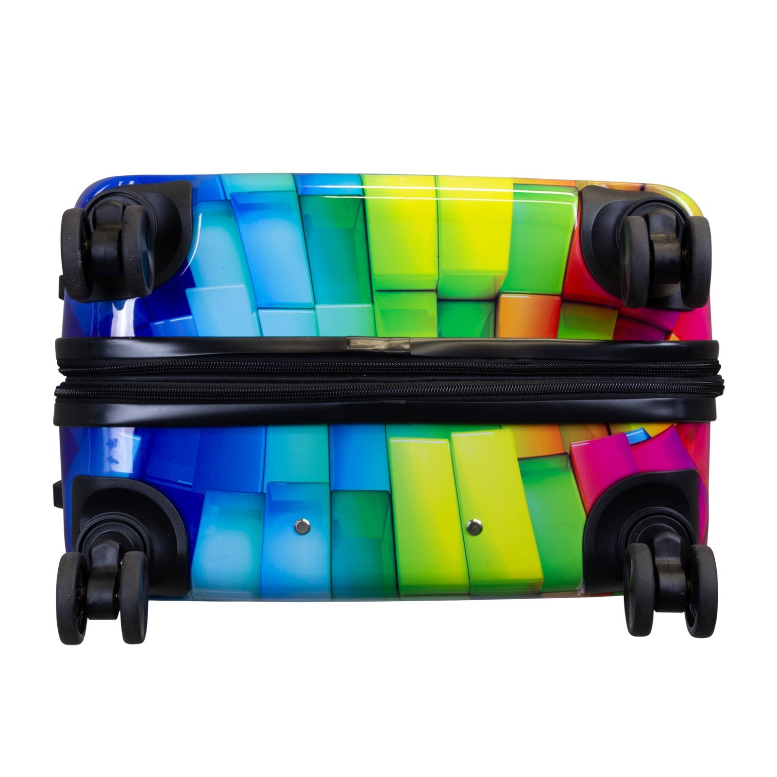 Juego de 3 Maletas Rígidas Mosaik Multicolor 3D 360° ABS & Policarbonato LOOFTYS