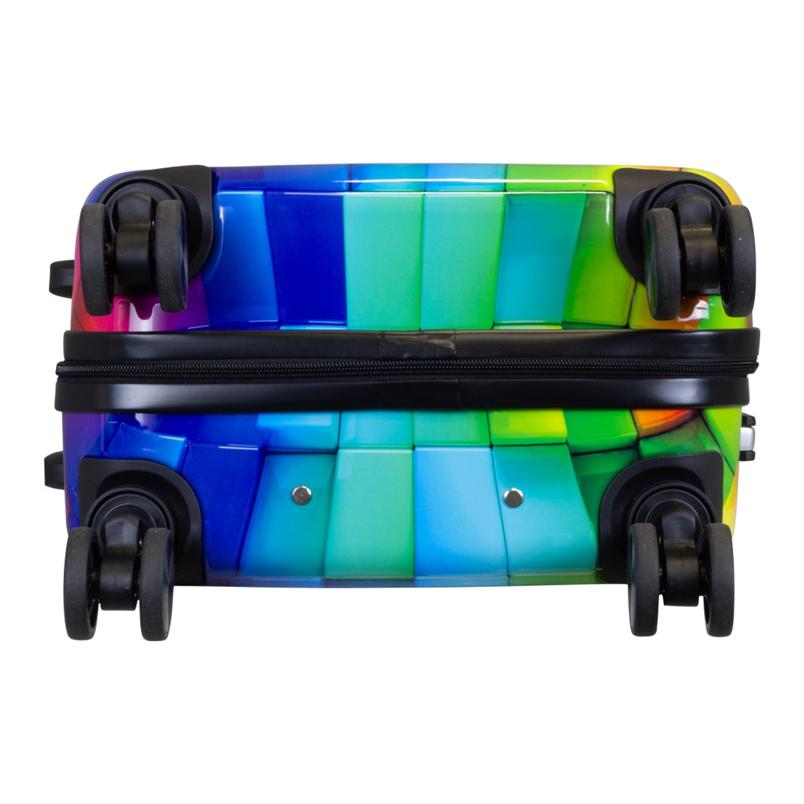 Juego de 3 Maletas Rígidas Mosaik Multicolor 3D 360° ABS & Policarbonato LOOFTYS